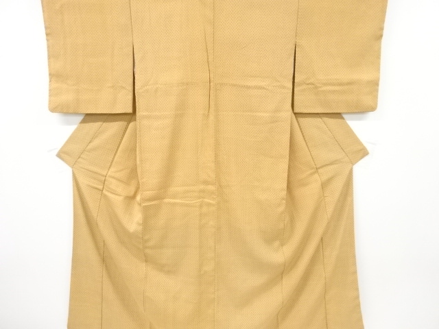 アンティーク　十字絣織り出し本塩沢着物